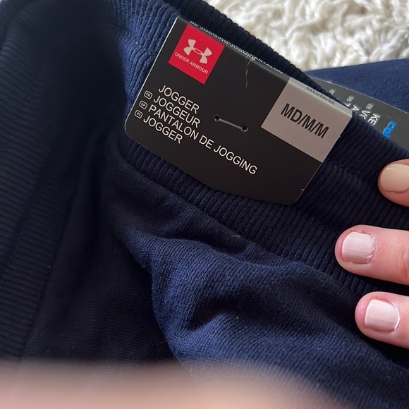 Women’s Dark Blue Under Armour Super Soft Joggers - Picture 5 of 5
